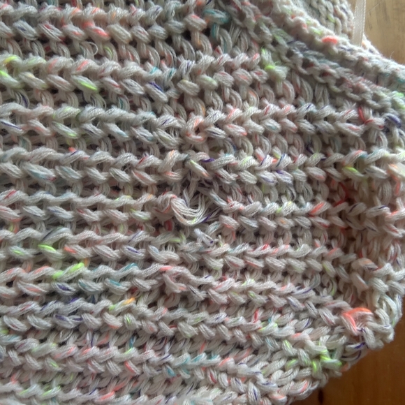 Free people oversized sweater, multi bright colors - Picture 3 of 5